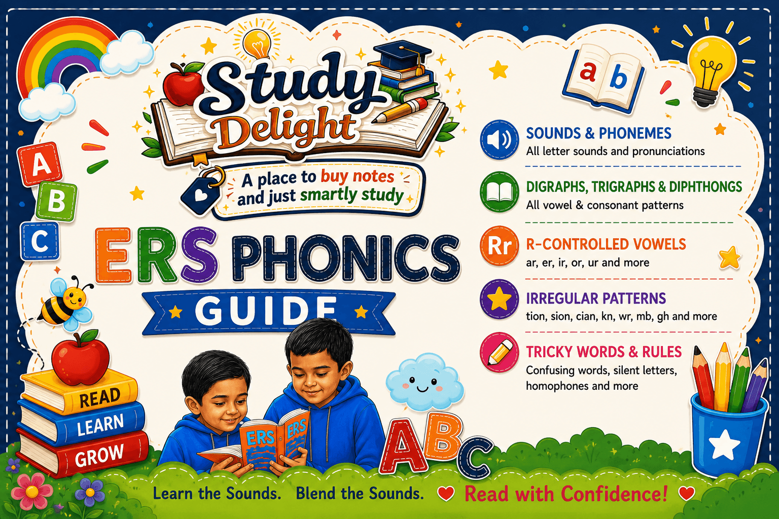 All Phonics Sounds- A guide to learn Reading